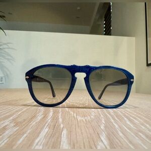 Persol 649 - Blue / dark grey lenses 853/32 54/20 140 2n